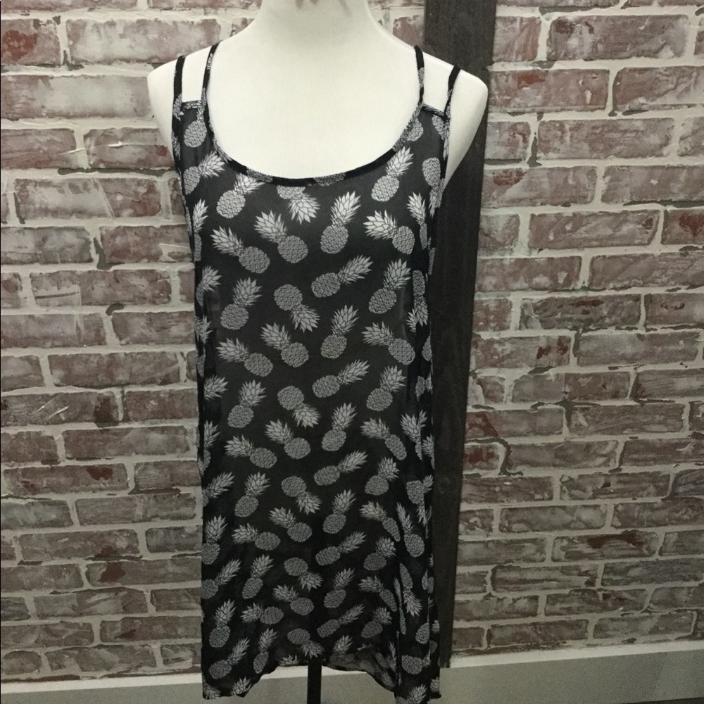 Pineapple beach coverup